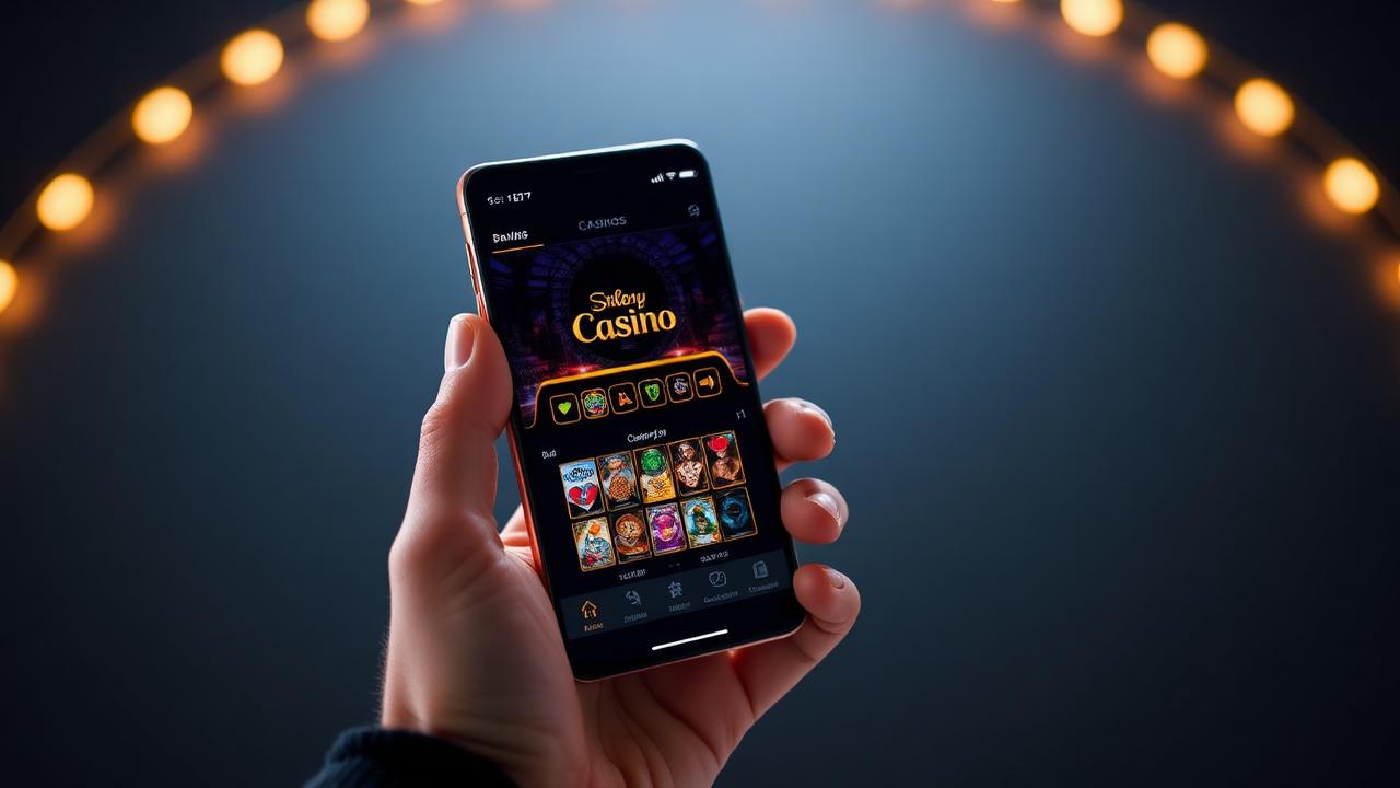 Kasyno online otwarte na ekranie telefonu